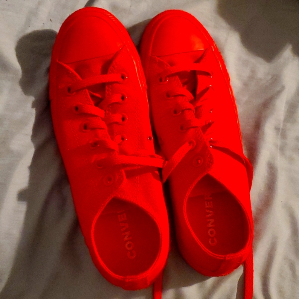 All red Converse